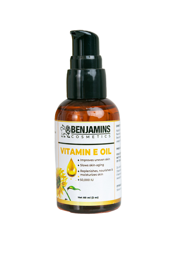 Benjamins Cosmetics Vitamin E Oil, 60ml